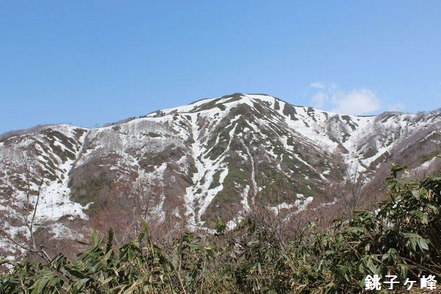 登山道から銚子ヶ峰
